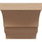 Ekena Millwork 10"W x 10"D x 10"H Wide Asheboro Rough Cedar Woodgrain TimberThane Corbel, Primed Tan CORUR10X10X10ASHRCPR - alternate 6